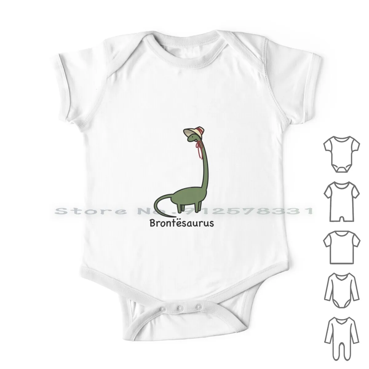 

Одежда для новорожденных Brontsaurus, комбинезоны, хлопковые комбинезоны Bront Бронт динозавр бронтозавр мультфильм младенца с длинным рукавом