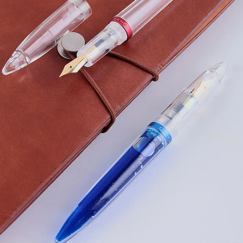 Прозрачная шариковая ручка акриловые ручки для бизнеса и офиса дизайнерские