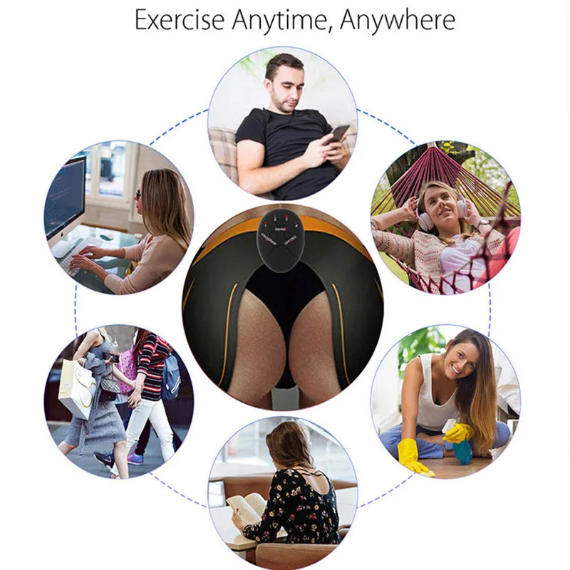 Умный тренажер для бедер похудения Массажер электрический стимулятор мышц