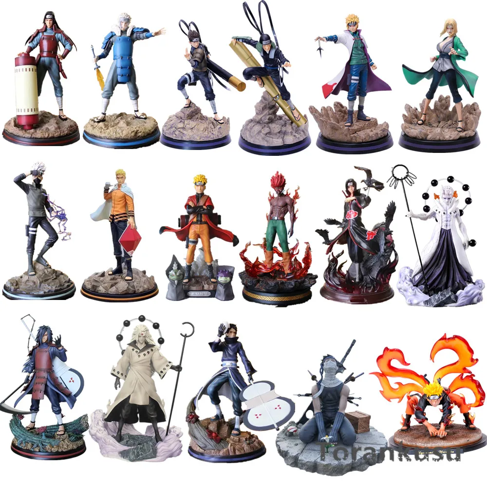 

Naruto Anime Figure Statue PVC Madara Kakashi Itachi Tsunade Might Guy Hashirama Naruto Shippuden Figurine Dioarama Model Toys