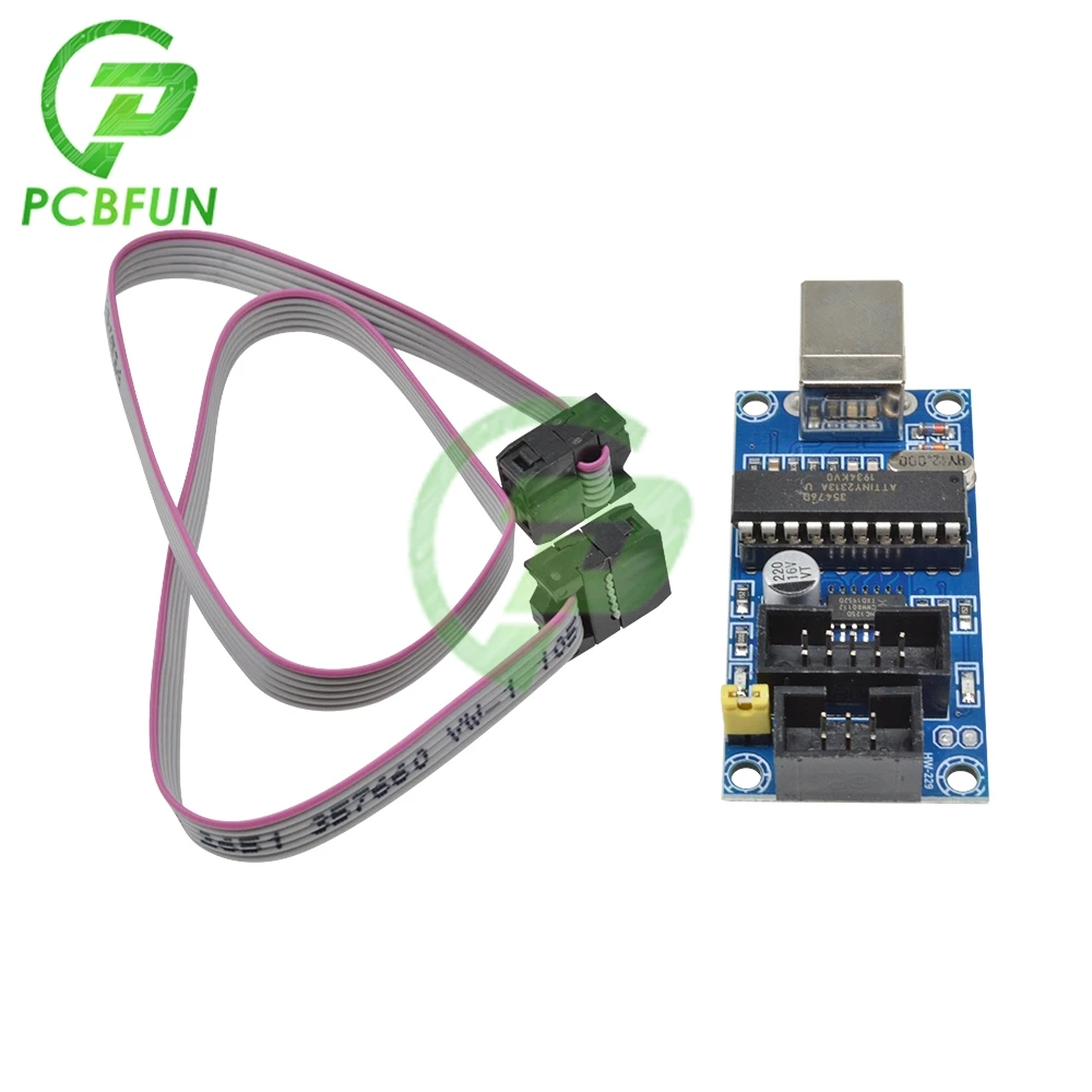 USBTiny USBtinyISP AVR ISP программатор загрузчик для Arduino IDE Atmega Chips R3 Mega 2560 с 10-контактным