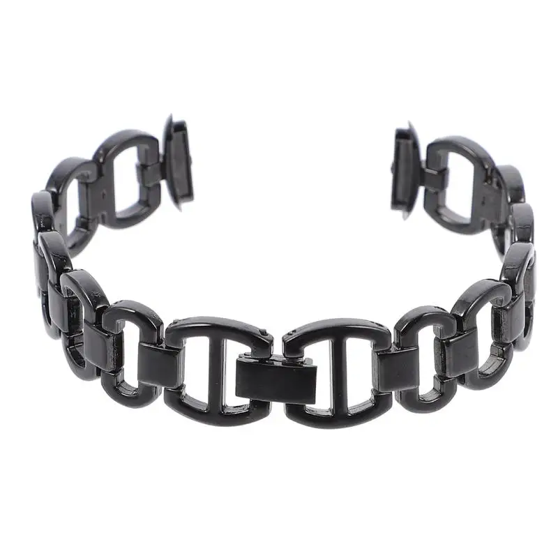 

1 Pc Hollowed Watchband Alloy Band Watch Chain Watchband Compatible for Luxe