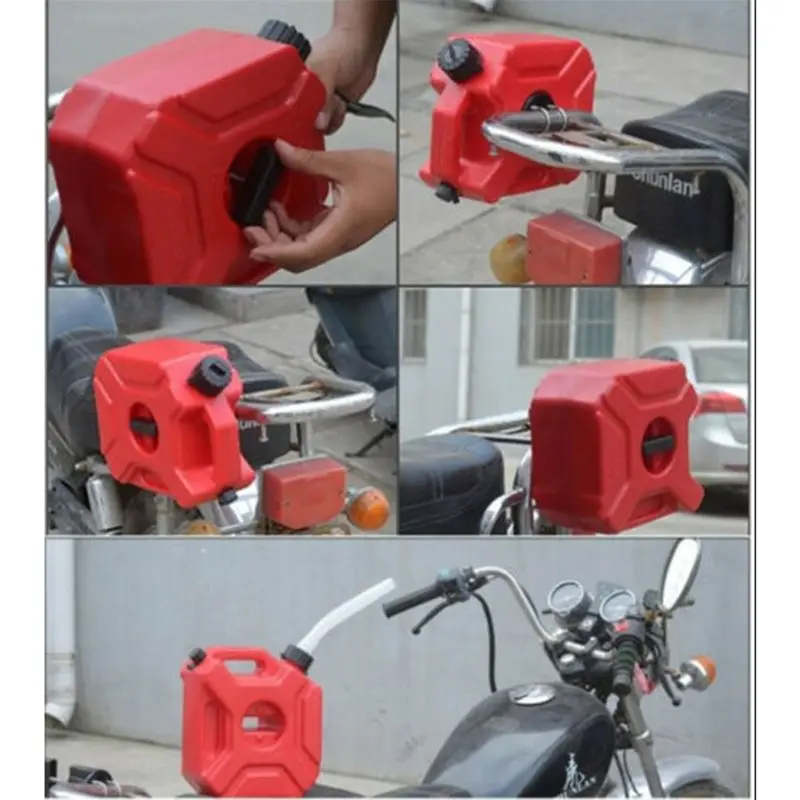

Motorcycle 3L Portable Jerry Can Gas Anti-static Plastic Car Fuel Tank