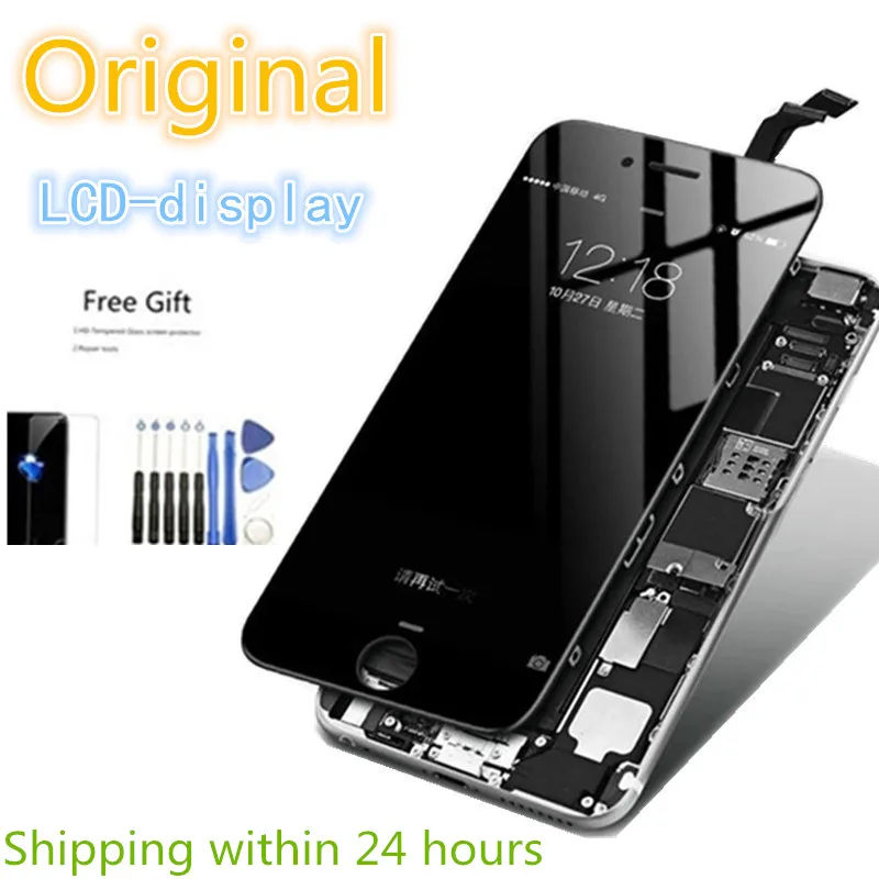 Original Good Display Touch Screen Refurbished LCD For iPhone 7 6 6s Plus 7Plus Black White Digitizer Assembly Replacement enlarge