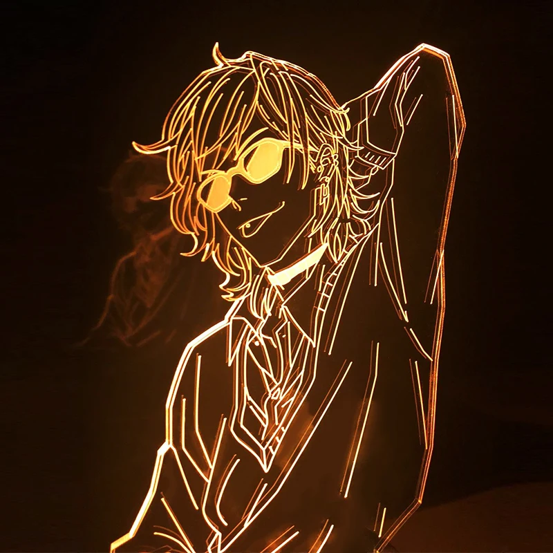 Акриловая 3d лампа BL аниме Yarichin клубный светильник Yuri Ayato ночсветильник Клубная