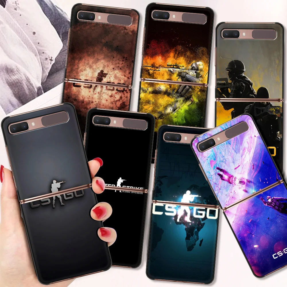 

Cs Go Fundas Phone Case For Samsung Galaxy Z Flip 3 5G Black Hard PC for Samsung Z Flip 5G 6.7 Inch ShockProof Cover Shell Bag