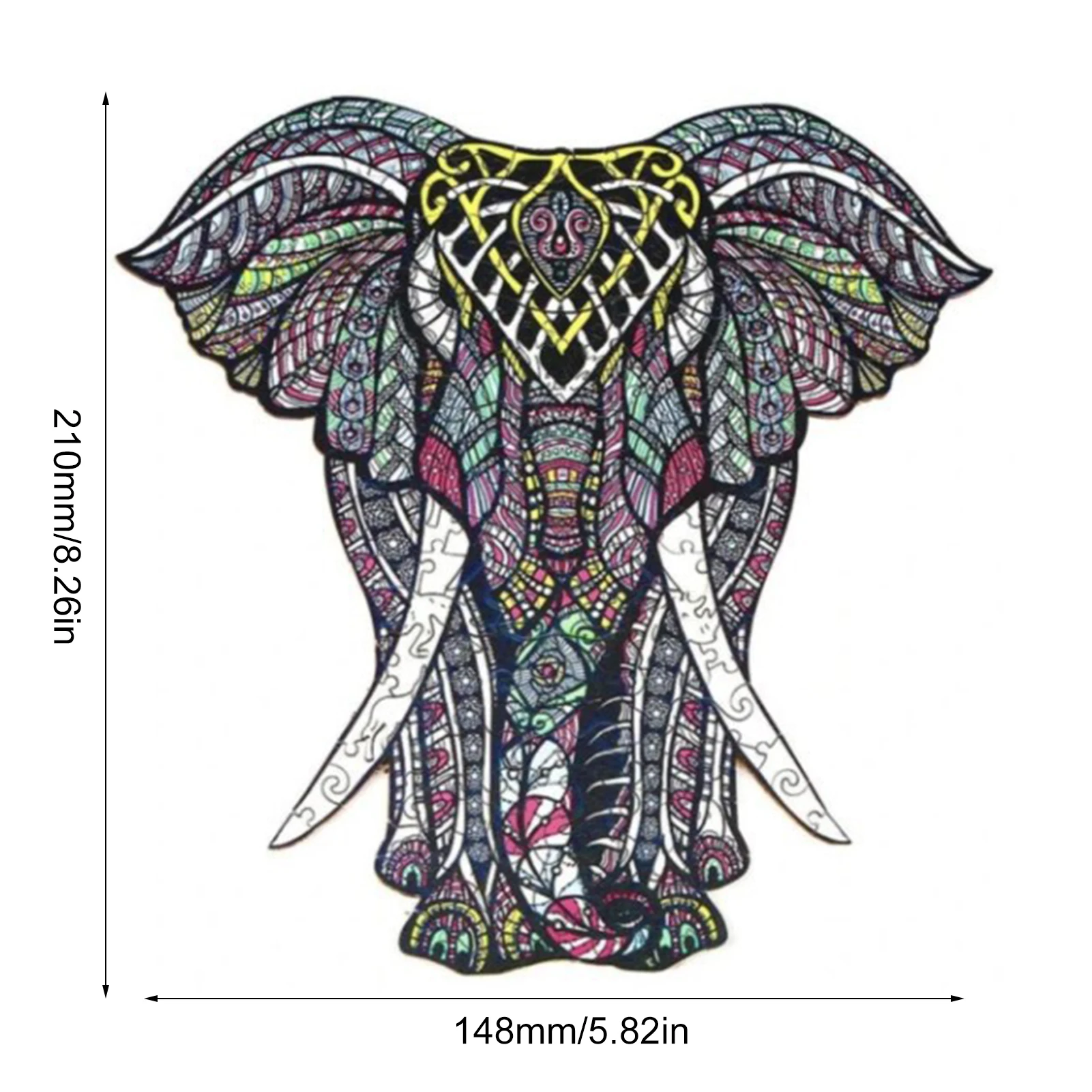 Набор пазлов на тему природы пазл со слоном из липы устойчивый к коррозии