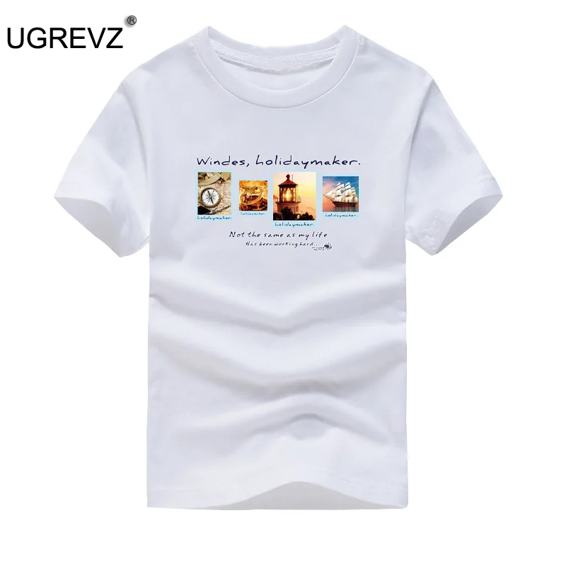 Новая футболка для мальчиков хлопковая летняя подростковая одежда с короткими