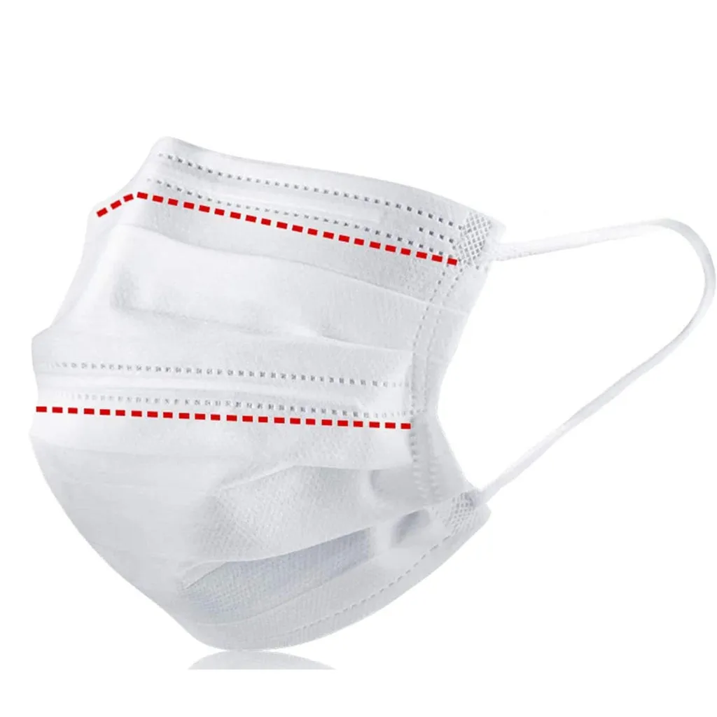 

10-100 PCS Face Masks Disposable Three-layer Adult Mask Three-dimensional Double Support Mouth Cover Mask Mascarilla