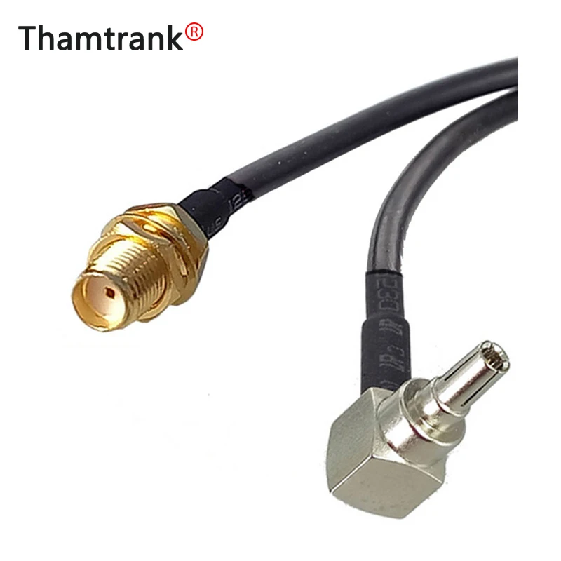100 шт./лот под заказ коаксиальный кабель удлинитель с разъемом SMA мама на штекер CRC9