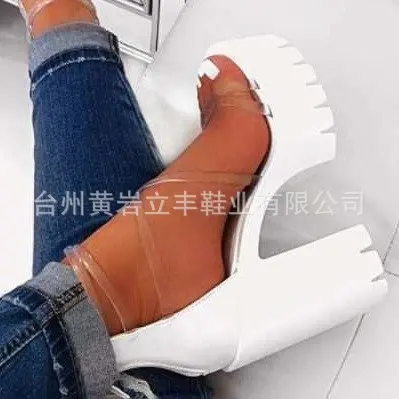 

2020 high heeled sandals sexy high heeled shoes new fashion super high heeled women's shoes