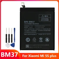 replacement phone battery bm37 for xiaomi mi 5s plus mi 5splus 3800mah with freetools