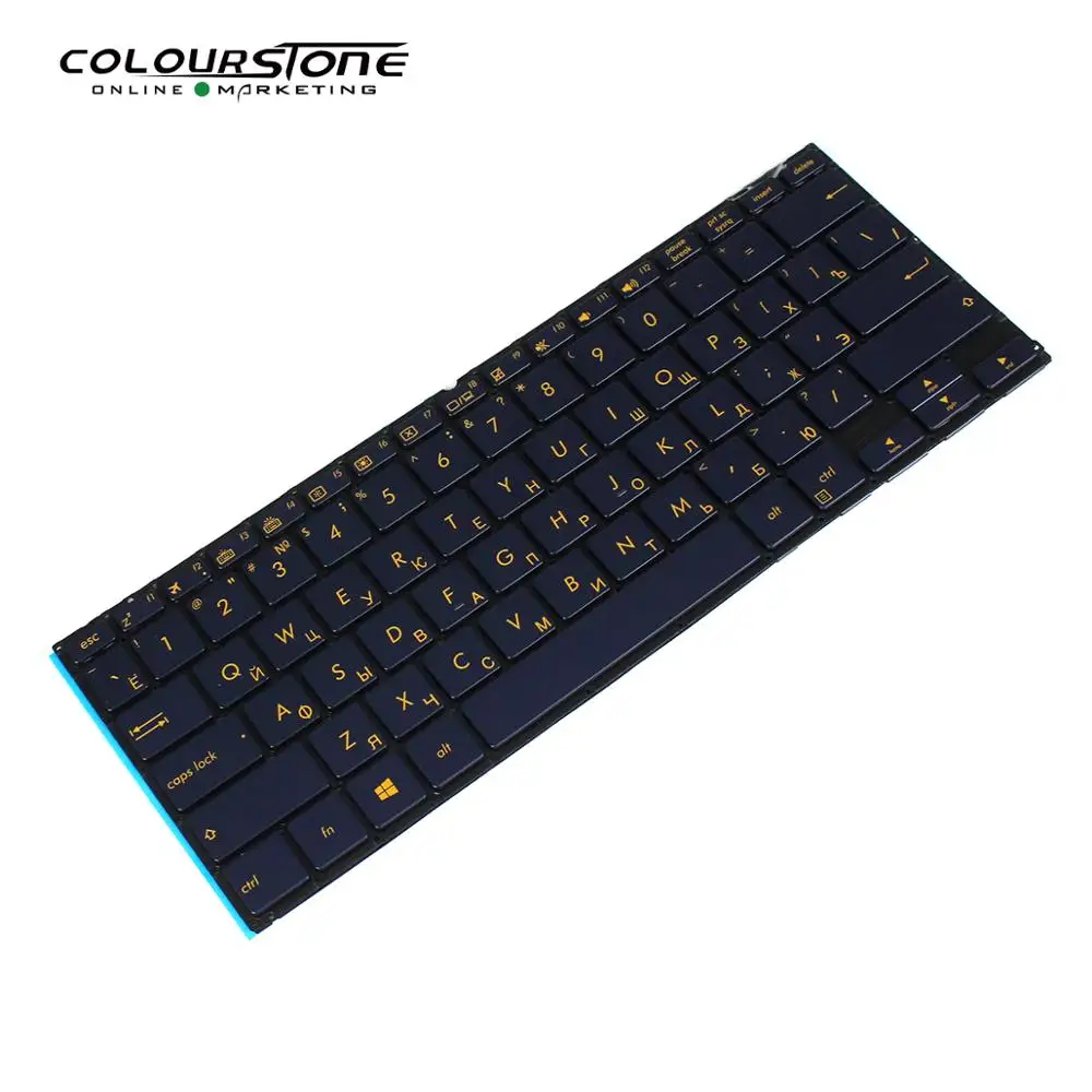 Клавиатура для ноутбука Asus ZenBook Flip S UX370 UX370U UX370UA U370 Q325U черная с русской раскладкой