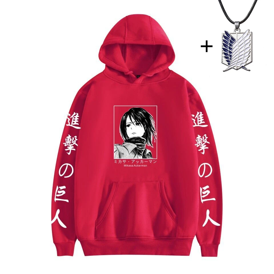 

Attack on Titan Hoodie Japanese Anime Hoodies Unisex Hoodie Pullovers Full Sleeve Casual Clothing Style Oversized Hoodie 5