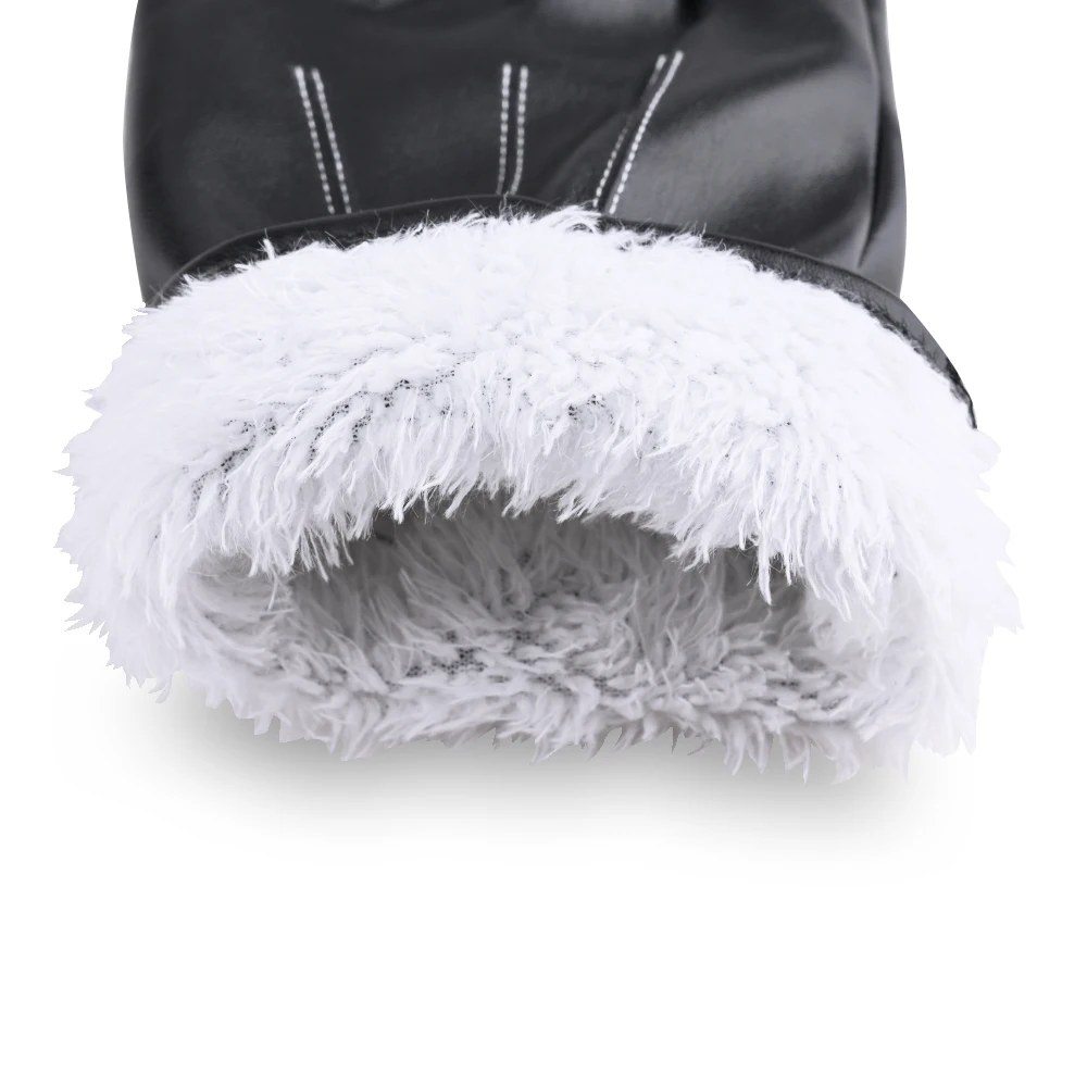 Велосипедные перчатки Zacro из искусственной кожи спортивные зимние мягкие