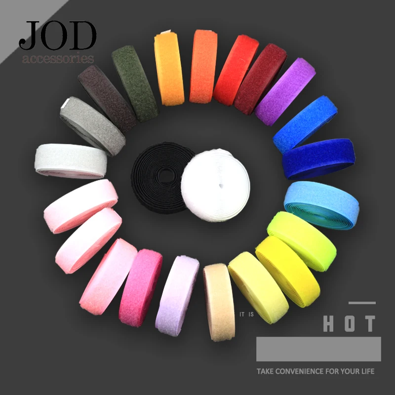 лента липучка 2 метр * см DIY крюк и петля клей крепежной ленты нейлон пуговиц