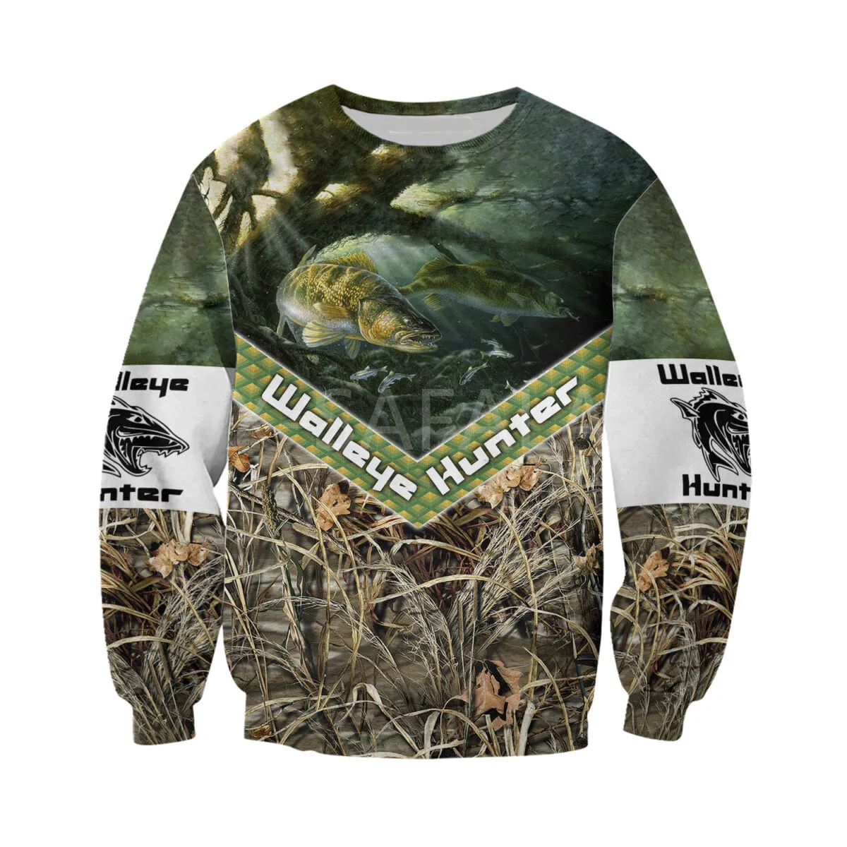 

Walleye Fishing Hunter 3D All Print Plus Hoodie Man Women Harajuku Outwear Zipper Pullover Sweatshirt Casual Unisex Jacket