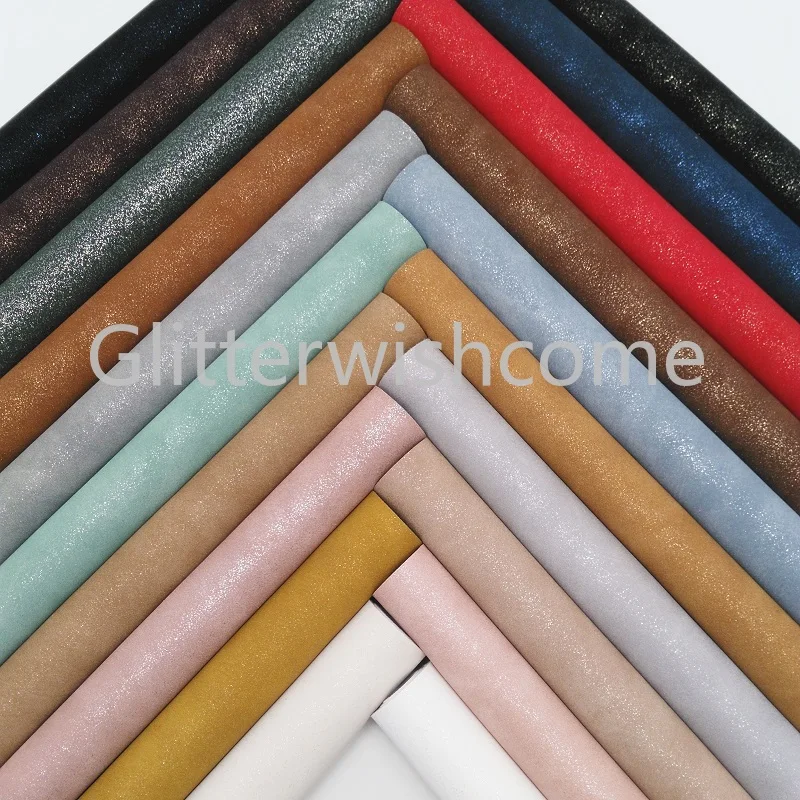 Glitterwishcome 21X29 см A4 размер винил для бантов нубук кожа с блестками Fabirc искусственная кожа листы для бантов, GM301A