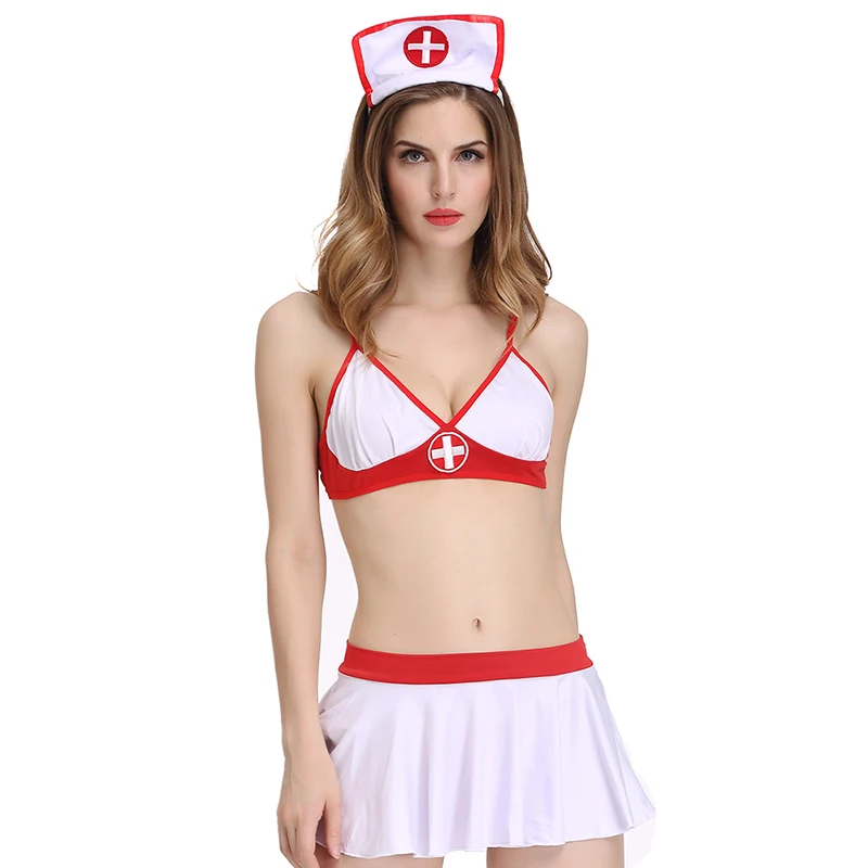 Лидер продаж женский сексуальный костюм медсестры прозрачный озорная униформа