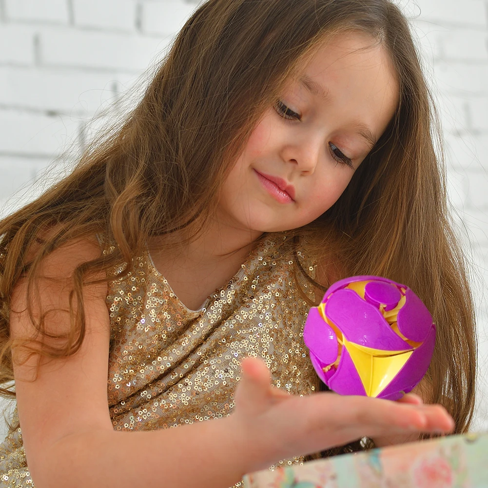 Bola m&aacute;gica de colores para ni&ntilde;os, bola m&aacute;gica de juguete de 8cm, con interruptor de Color, ideal para regalo de cumplea&ntilde;os-4