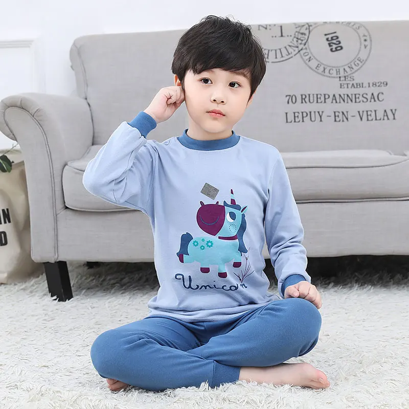 

Детское нижнее белье, Осень-зима, длинные кальсоны с длинными рукавами для мальчиков и девочек, детское мягкое нижнее белье в мультяшном сти...