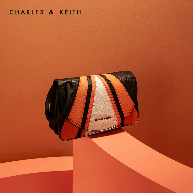 CHARLES＆KEITH Новинка на Лето 2020CK2 70671123Женская Cумка плечо с Откидной крышкой Кольцо