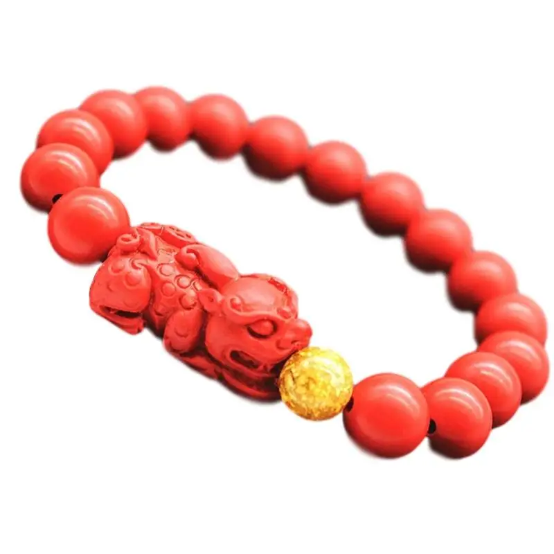 Браслет Cinnabar Pixiu с бусинами для деловых людей браслет амулетами на удачу