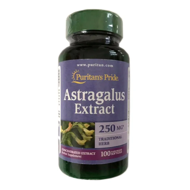 

Free shipping astragalus extract 250 mg 100 softgels