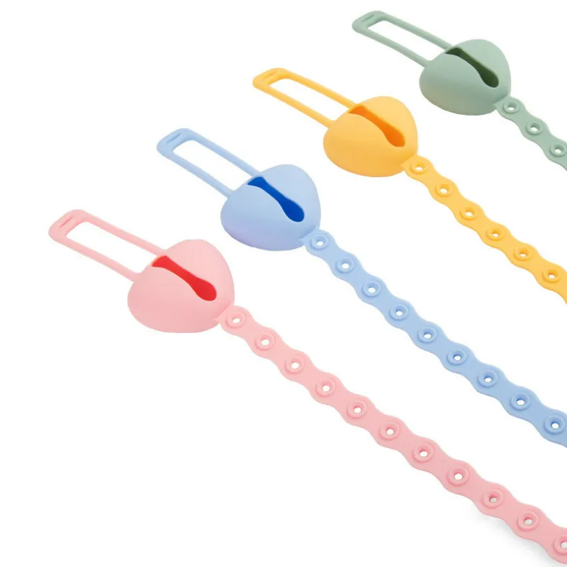 

Colorfull Silicone Baby Pacifier Clips Funny Pacifier Chain for Infant Feeding Toddle Teething Chew Toy Dummy Clips BPA Free
