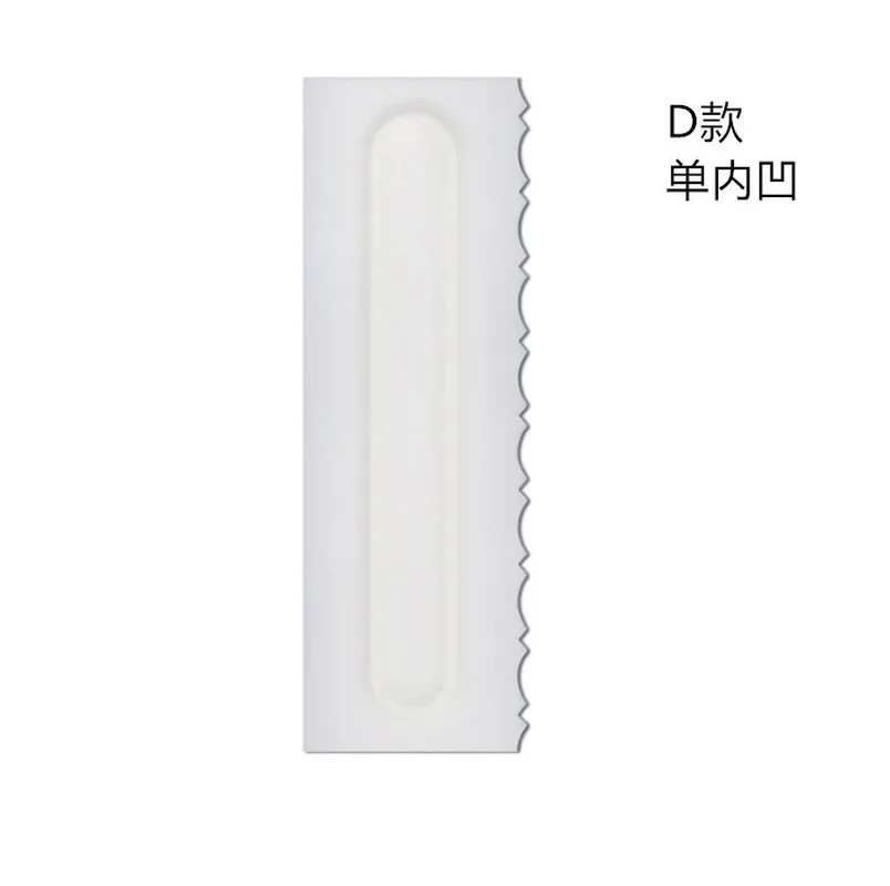 Набор из 4-х скребок для крема пластиковый декоративные инструменты