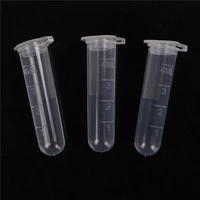 30pcs 5ml plastic test tubes with clear scale centrifuge tube with lip with graduation ep tube