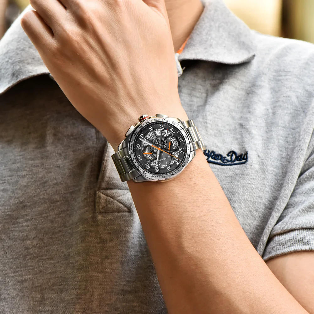 KIMSDUN Relogio Masculino новые мужские s часы Топ люксовый бренд военные спортивные водонепроницаемые кварцевые часы мужские модные платья L
