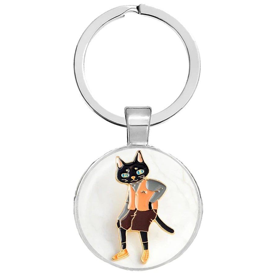 Cartoon Animal Mr Ms Cat Rabbit Fox Keychains Couples Lovers Pendants Keyrings Llaveros Jewelry Accessories Gift for Lover | Украшения и