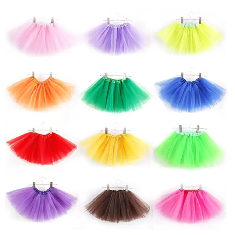 

3 Layer Wear Skirt Dance Performance Skirts Pettiskirt Costume Girl Kid Tutu Party Beautiful Ballet Dance Clothes