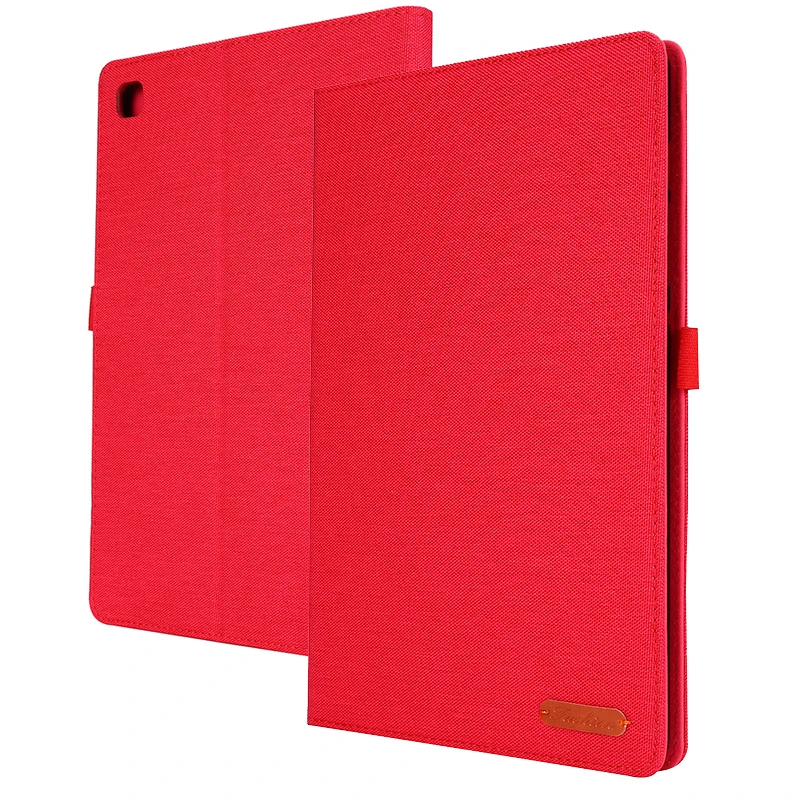 

Two Folding Design Fabric Leather Case with Wallet Slot for Samsung Galaxy Tab S6 Lite 10.4 Flip Cover P610 P615