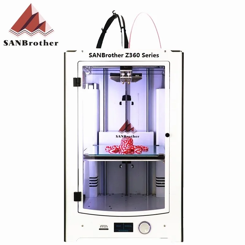 

3D Printer 2018 Newest SANJIUPrinter Z360 Dual Extruders 3D Printer DIY KIT More Higher Than UM2+2 Extended+ Top Quality