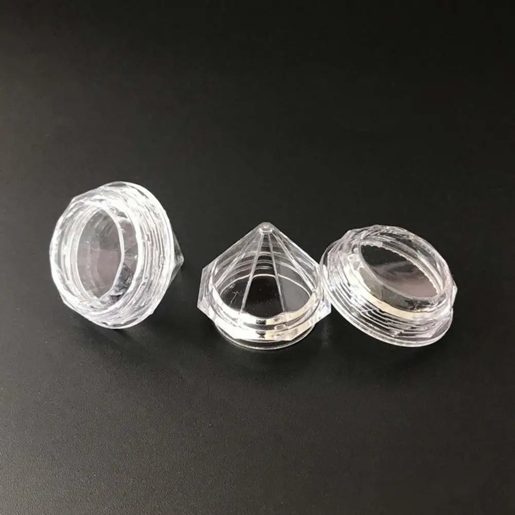 10 шт. Портативный Пластик косметические пустые баночки для производства простых