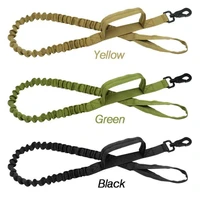 military dog training leashes tactical bungee dog leash 2 handle quick release cat dog pet leash elastic leads rope 3colors