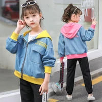 girls babys kids coat jacket outwear 2021 hooded spring autumn overcoat plus size top cardigan%c2%a0toddler childrens clothing