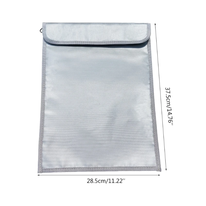 

Сумка из стекловолокна с силиконовым покрытием, хранилище файлов с силиконовым покрытием без зуда для безопасной зарядки и хранения с молн...