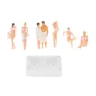 Миниатюрная экшн-фигурка с изображением человека из смолы в масштабе 1:64, модель для микро-сцены сделай сам, раскладка для ванной комнаты, песочное украшение для стола