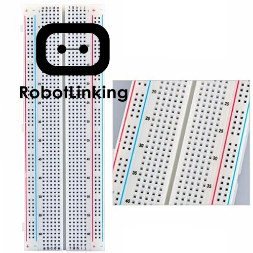 MB-102 Макет 170/400/830 Точка Solderless Прототип печатной платы комплект для Arduino Прото Щит распределения соединительные блоки