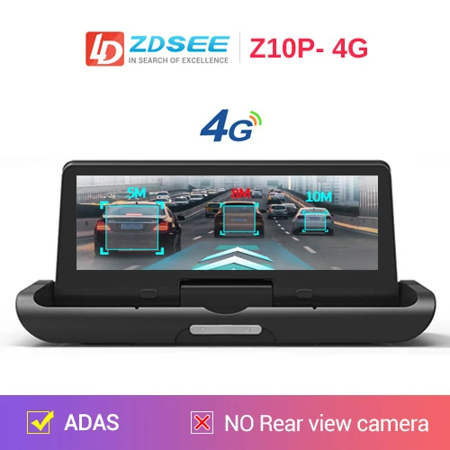 4G Support LDZDSEE Z10 Автомобильный gps навигатор андроид 4G ADAS Full HD 1080P видеорегистратор Портативный грузовик автомобильный навигатор для авто для россии 7,84 дюймов ips Sat nav - Размер экрана, дюймов: 4G Support