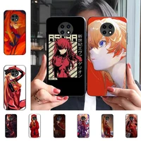 asuka langley soryu phone case for redmi 6 9 5 s2 k30 pro for redmi 8 7 a note 5 5a 4x s2 capa