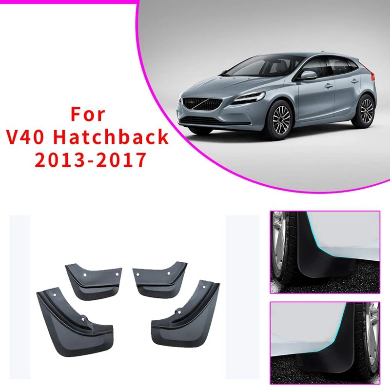 Брызговики для VOLVO V40 хэтчбек 2013 2017 передние и задние защитные крыла автомобиля 4