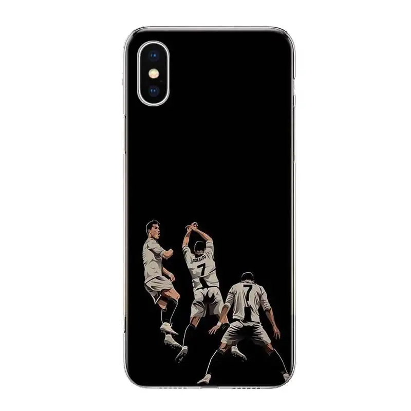 CR7 Cristiano Ronaldo чехол для телефона для iPhone 11 Pro 7 6X8 6S Plus XS MAX+ XR 5S SE 10 Ten Art TPU Coque Capa Shell