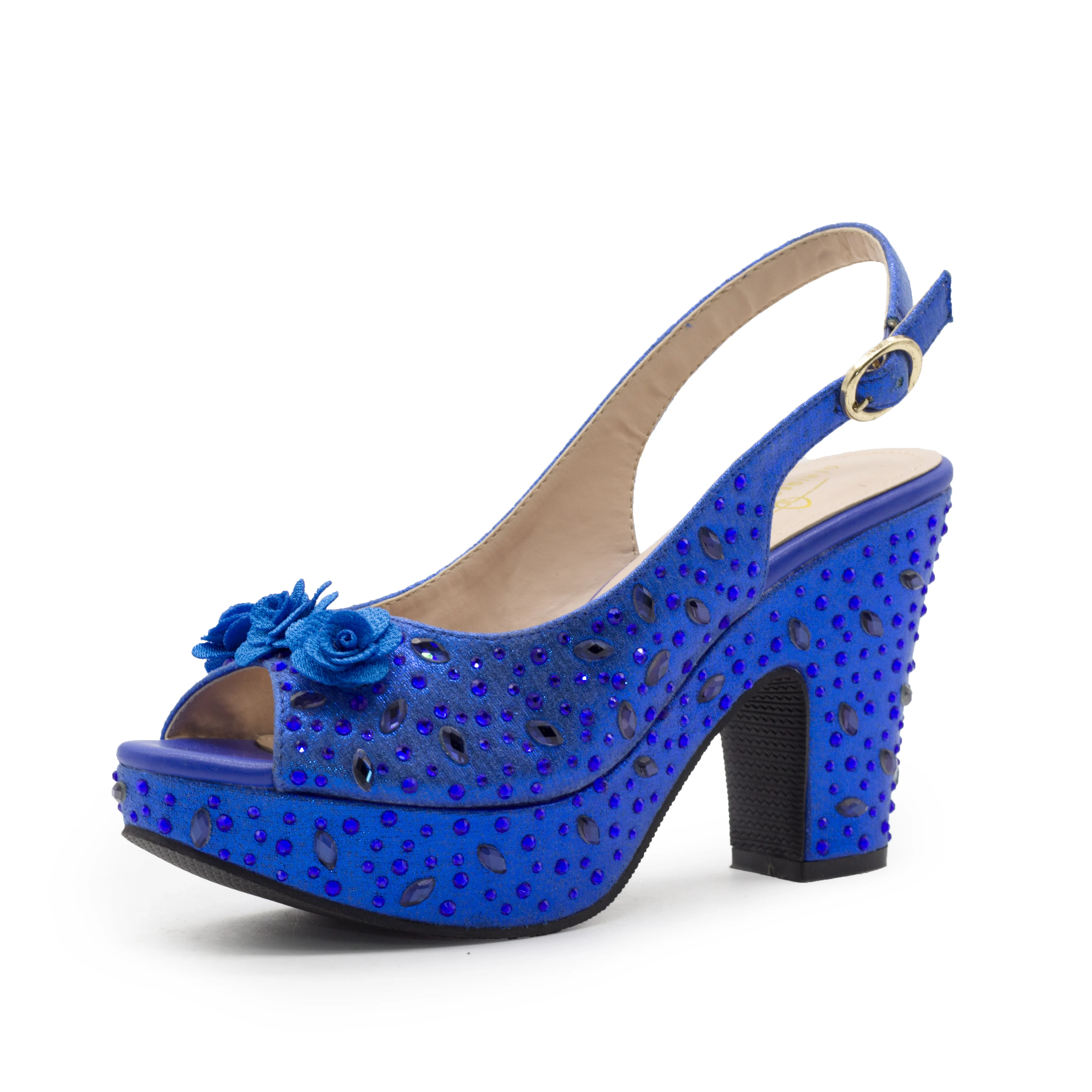 Flower Silver Sexy Sandals Golden Summer Girls Shoes Female Footwear with Flatforms Italian Chunky High Heeled Sandals Heel New