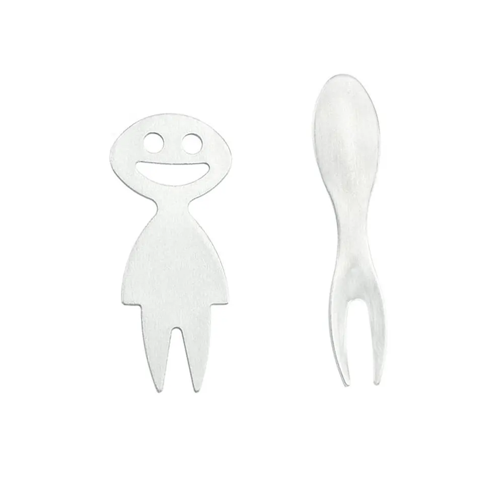 

12pcs Portable Fork Corn Skewer Stainless Steel Corn Holders BBQ Stick Kit Corn On Cob Skewers Fruit Forks Outdoor Barbecue Tool