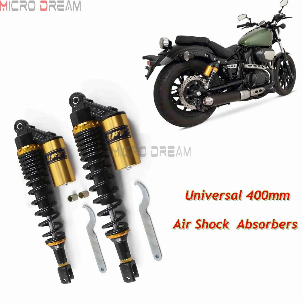 400 мм мотоциклы задние воздушные амортизаторы грязевой велосипед Подвеска с