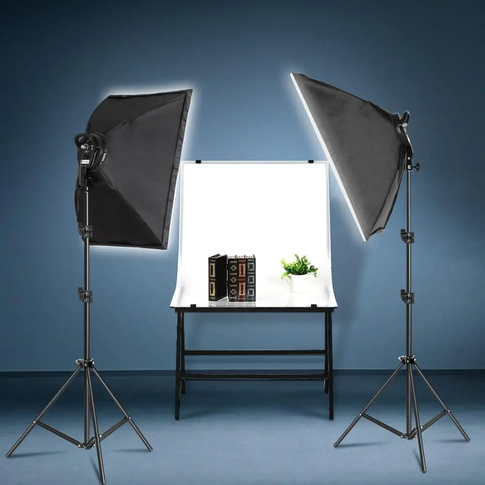 Софтбокс для светодиодной лампы 50x7 0 комплект освещения фотографий двухцветный